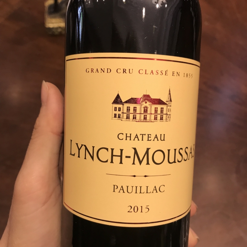 Mặt trước chai Château Lynch-Moussas